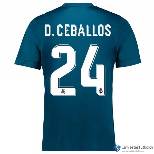 Camiseta Real Madrid Tercera equipo D.Ceballos 2017-18